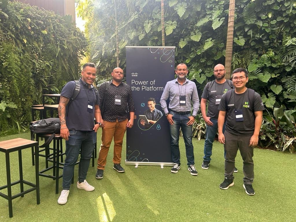 Power of the Platform: Cisco destaca redes mais seguras e plataformas simplificadas, com foco na experiência do usuário 3 Power of the Platform, presença da Nap IT em evento da Cisco
